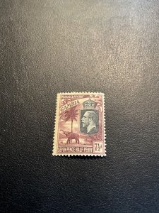 Stamps Gambia Scott #122 hinged