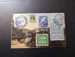 1935 Argentina Uruguay Vatican City Italy Postcard Cover Buenos Aires to Torino