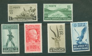 Italian East Africa #4-9 Unused Single