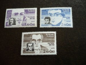 Stamps - France - Scott# B561,B563,B564 - Mint Never Hinged Part Set of 3 Stamps