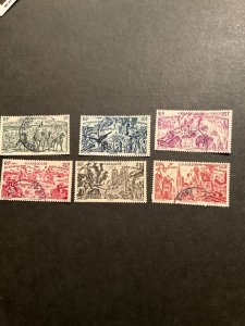 Stamps Guadeloupe Scott #C4-9 used