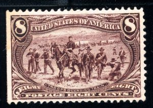 USAstamps Unused VF US 1898 Trans-Mississippi Troops Scott 289 OG MHR