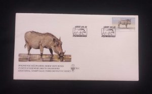 D)1987, SOUTHEAST AFRICA, FIRST DAY COVER, ISSUE, ANIMALS, WILD BOAR, FDC