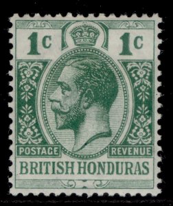 BRITISH HONDURAS GV SG101, 1c blue-green, M MINT.