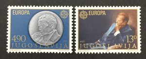 Yugoslavia 1980 #1467-8, Europa, MNH.