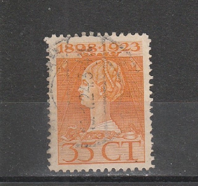 Netherlands  Scott#  130  Used  (1923 Queen Wilhelmina)
