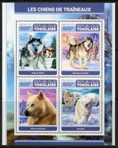 TOGO 2017 SLED DOGS  SHEET MINT NEVER HINGED