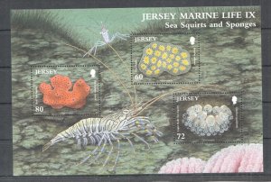 Wb065 2011 Jersey Nature Fauna Fish & Marine Life Ix Sea Squirts & Sponges Mnh