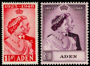 ADEN SG30-31, COMPLETE SET, NH MINT. Cat £18. RSW.