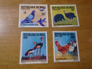 Mali  #  617-20  MNH   Birds