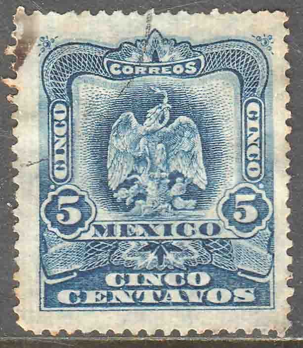 MEXICO 297, 5¢ EAGLE COAT OF ARMS. USED. VF. (189)
