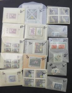 EDW1949SELL : HUNGARY Very clean group of all VF MNH Cplt sets & S/S Cat $1,274.