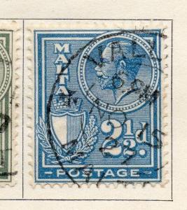 Malta 1926-28 Early Issue Fine Used 2.5d. 159314