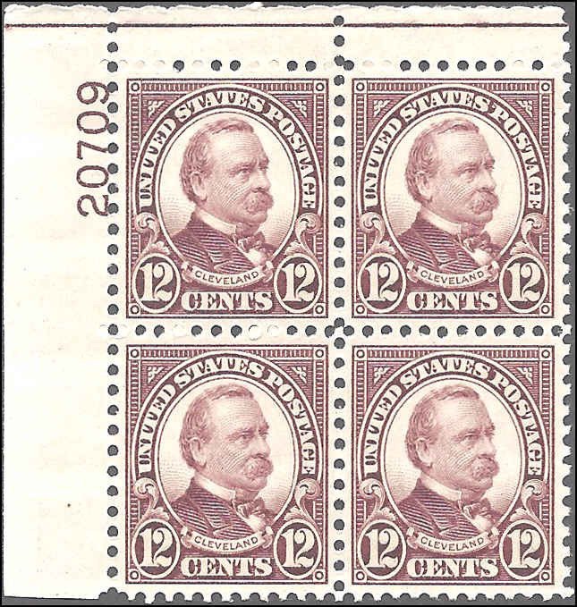 693 Mint,OG,XLH... Plate Block of 4... SCV $22.50... XF