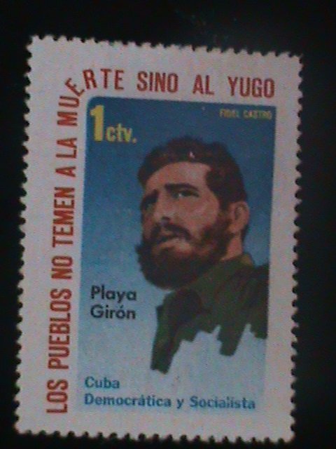 ​CUBA-FEDEL CASTRO-LEADER OF CUBA-MINT VF-LAST ONE-HARD TO FIND