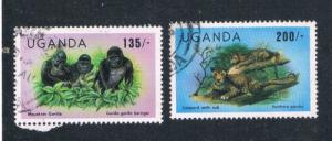 Uganda 401;403 Used Animals  (U0050)