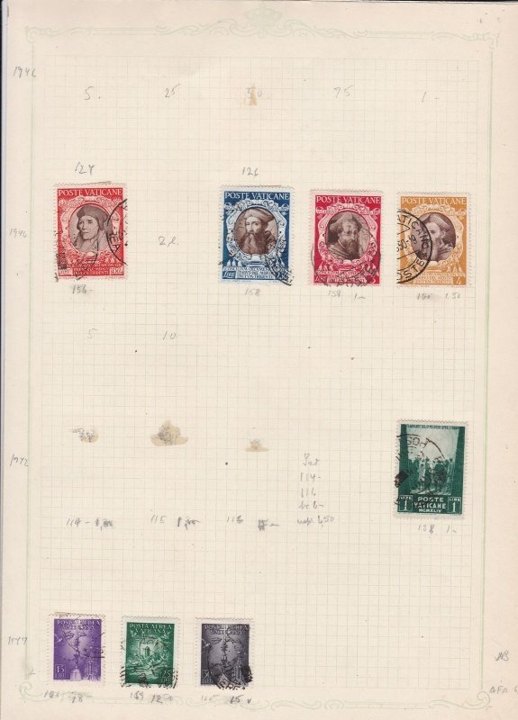 vatican  stamps page refs 18333