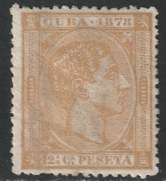 Cuba 1878 Sc 78 MH* partial gum