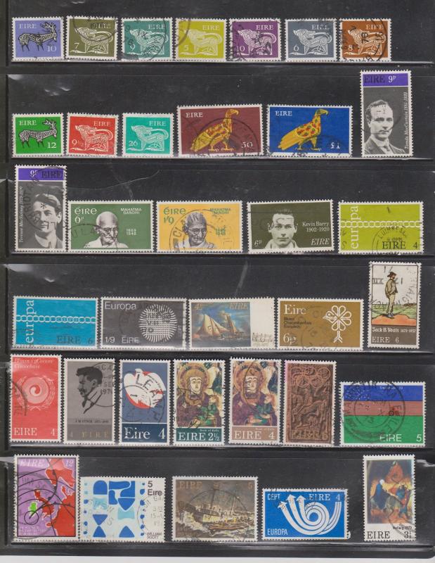 IRELAND - Collection Of Mostly Used Issues - CV Over $120.00