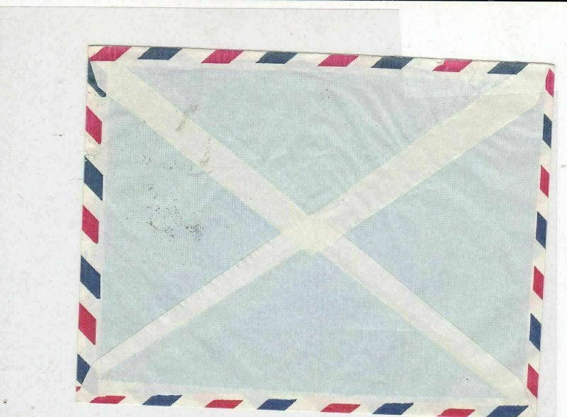 france 1957 europa dites le avec des fleurs air mail stamps cover ref 20837