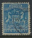 British South Africa Company / Rhodesia SG 3 SC# 7   Used  dp blue