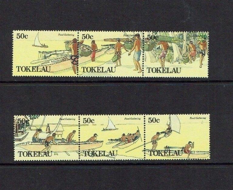 Tokelau Islands: 1989 Food Gathering,  MNH set