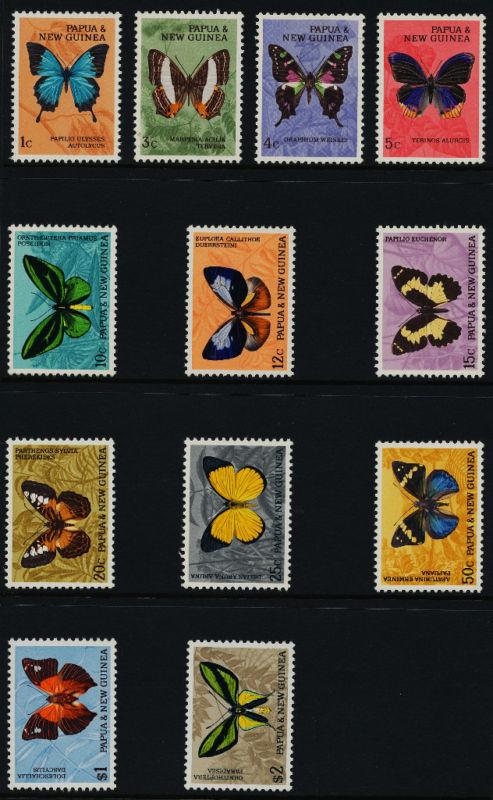 Papua New Guinea 209-20 MNH Butterflies