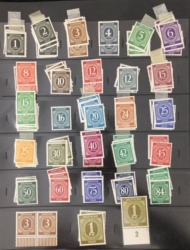 Germany 1946/47 M&U Occupation (280+ Items) MK4229