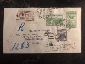 1931 Buenos Aires ARgentina First Flight Cover FFC To Florianopolis Brazil