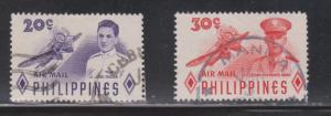 PHILIPPINES Scott # C78-9 Used