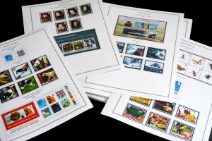 COLOR PRINTED GREAT BRITAIN 2000-2010 STAMP ALBUM PAGES (140 illustrated pages)