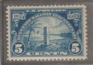 U.S. Scott #616 Huguenot-Walloon Stamp - Cat $16 - Mint Single