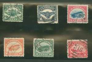 United States #C1-C6 Used Single (Complete Set)