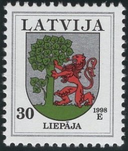 Latvia 1998 MNH Sc 473 30s Liepaja Coat of Arms