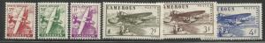 CAMEROUN  C15-C20  MINT HINGED, INC. SET,  PLANE AND FREIGHTERS