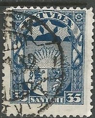 Latvia || Scott # 149 - Used