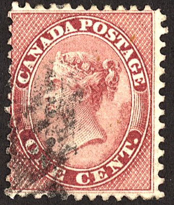 Canada #14 Used Creases Faults