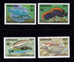 Grenada   1211 - 1214    MH OG     CV $39.50