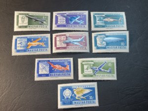 HUNGARY # C210-C218--MINT NEVER/HINGED---COMPLETE SET----1962