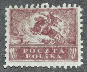 DYNAMITE Stamps: Poland Scott #108 (crease)  UNUSED