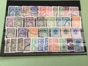 Turkey 1957-1977 mounted mint & used postage due stamps Ref A8851