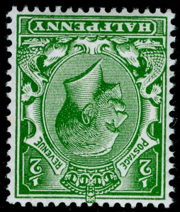 SG351Wi, ½d green, NH MINT. WMK INVERTED. 