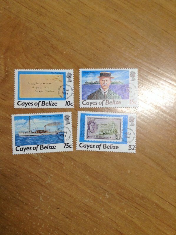 Cayes of Belize  # 18-21  MNH