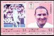St Vincent - Union Island 1984 Cricket (Illingworth) $3 i...