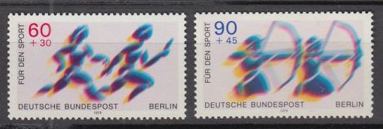 Berlin - 1979 Sport Mi# 596/597 - MNH (6629)