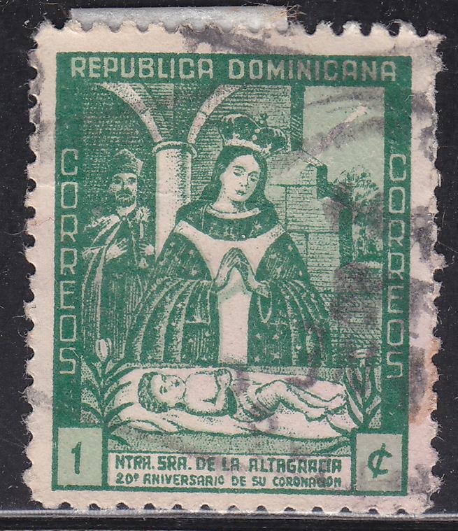 Dominican Republic 384 Virgin of Altagracia 1942