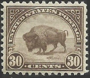 # 700 Mint Hinged Brown American Buffalo