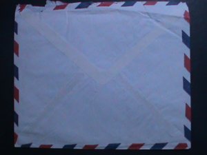 ​PHILIPPINES -1966-3 MINT & 3 USED PICTORIAL LARGE  STAMPS ON USED COVER VF