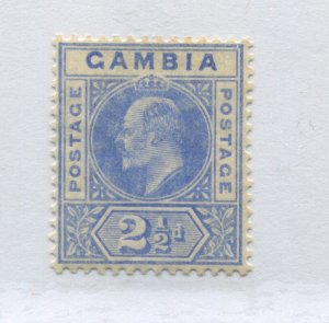 Gambia KEVII 1905 2 1/2d mint o.g. hinged