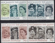 GREAT BRITAIN   #1138a & #1140a MNH SET (1)